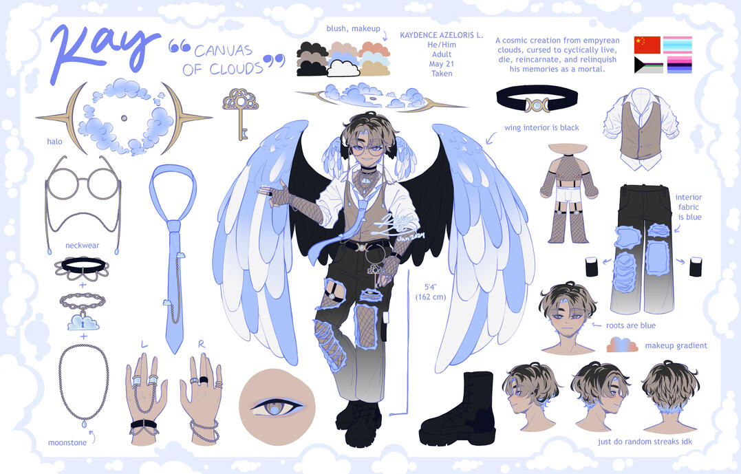 Older iteration of Kay - Persona/OC - 2024, edited 2026